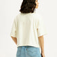 Women's Floral Relaxed Fit T-shirt - Back View