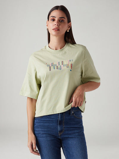 levi's Women's Embroidered Relaxed Fit Embroidery T-Shirt-picture-13
