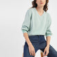 Women's Solid V Neck Sweater