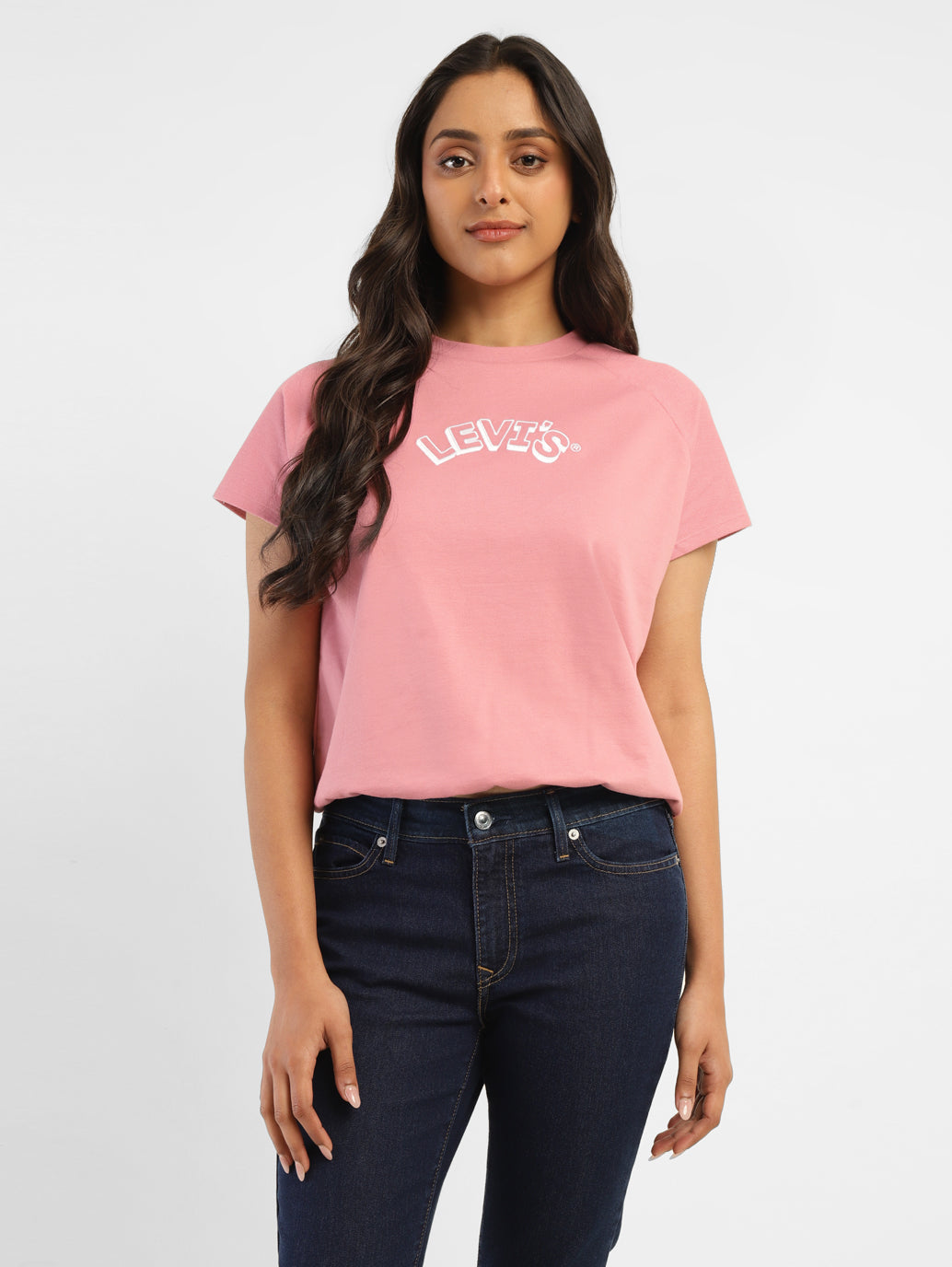 Women's Brand Logo Crew Neck T-Shirt