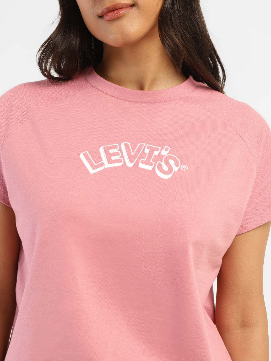 Women's Brand Logo Crew Neck T-Shirt