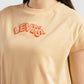 Women's Brand Logo Round Neck T-Shirt