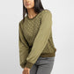 Women's Textured Round Neck Sweater