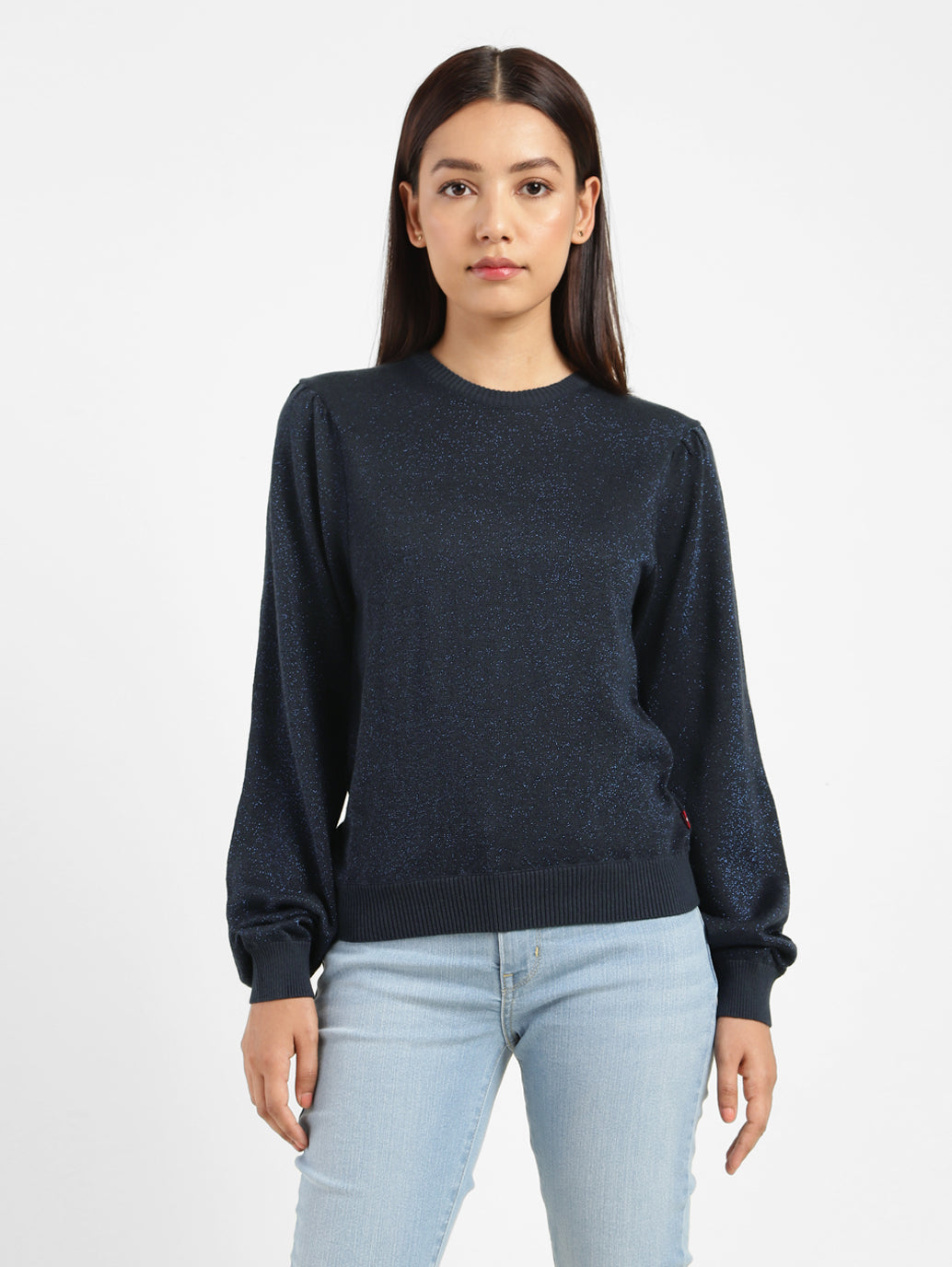 Women's Solid Round Neck Sweater