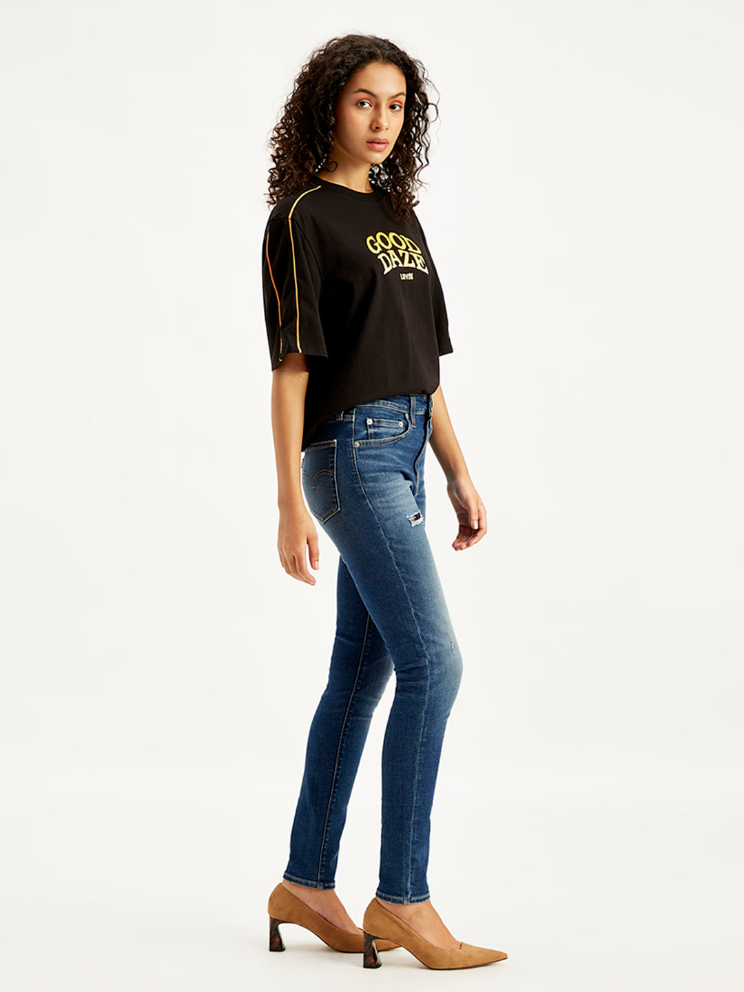 Women's High Rise 314 Blue Jeans