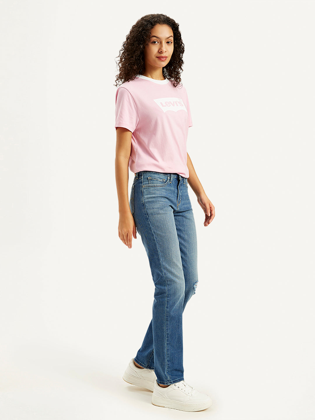 Women's High Rise 314 Blue Jeans