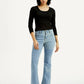 Women's 726 Light Indigo Flared Fit High Rise Jeans - Front View
