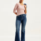 Women's High Rise 726 Slim Flared Fit Indigo Jeans