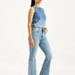 Women's Mid Rise 726 Flared Fit Blue Jeans