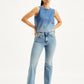 Women's Mid Rise 726 Flared Fit Blue Jeans