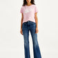 Women's Mid Rise 726 Flared Fit Blue Jeans