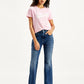 Women's Mid Rise 726 Flared Fit Blue Jeans