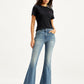 Women's 726 Blue Flared Fit Mid Rise Jeans - cac83682-9e8a-482a-b7c6-272da2012c05 View
