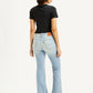 Women's 726 Light Blue Flared Fit Mid Rise Jeans - Back View
