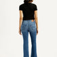 Women's 726 Light Indigo Flared Fit High Rise Jeans - Back View