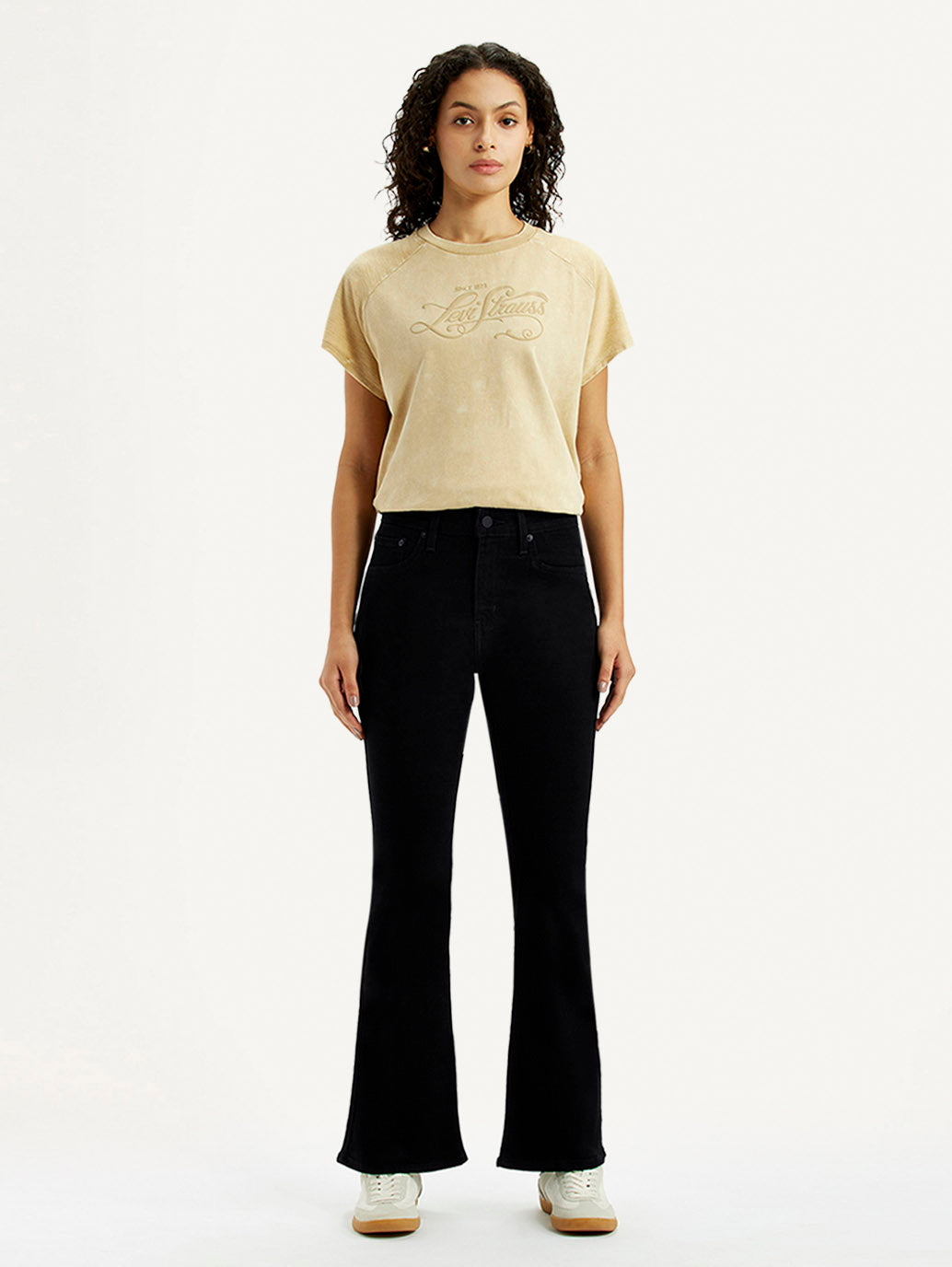 Women's 726 Black Slim Flared Fit High Rise Jeans - c1904e02-0105-4988-b979-dfaf8626e574 View