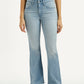 Women's 726 Light Indigo Flared Fit High Rise Jeans - Front View
