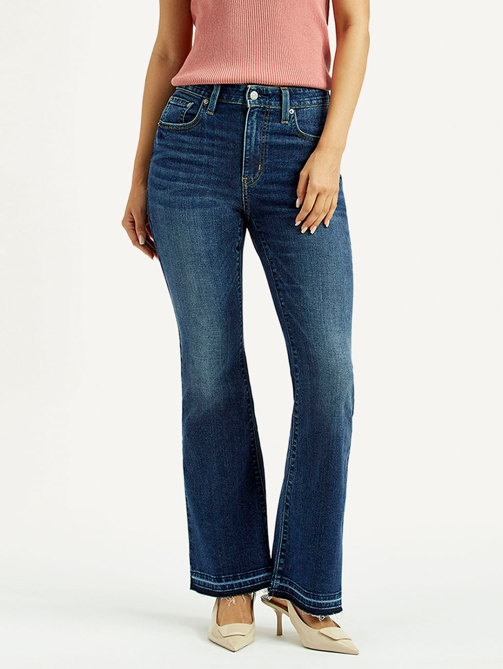 Waist Gap Size 26 Jeans Equivalent Women's 726 Blue Flared Fit