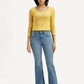 Women's 726 Med Indigo Flared Fit High Rise Jeans - Front View