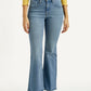 Women's 726 Med Indigo Flared Fit High Rise Jeans - Front View