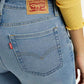 Women's 726 Med Indigo Flared Fit High Rise Jeans - Detail View