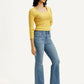 Women's 726 Med Indigo Flared Fit High Rise Jeans - Side View