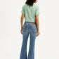 Women's 726 Blue Slim Flare Fit High Rise Jeans - Back View