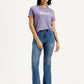 Women's 726 Mid Indigo Flared Fit High Rise Jeans - Styleshot View