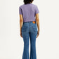Women's 726 Mid Indigo Flared Fit High Rise Jeans - Back View