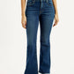 Women's 726 Dark Indigo Flared Fit High Rise Jeans - Front View