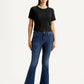Women's 726 Dark Indigo Flared Fit High Rise Jeans - Front View