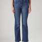 Women's 726 Blue Flared Fit High Rise Jeans - Front View