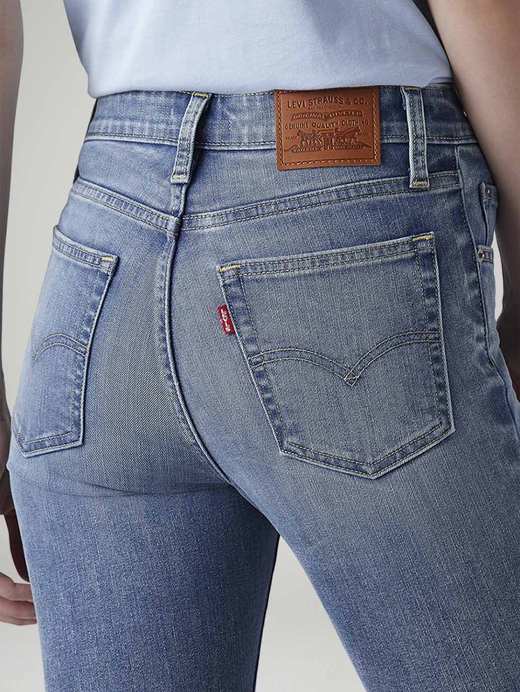 Women's 726 Med Indigo Flared Fit High Rise Jeans - 20 View