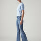 Women's 726 Med Indigo Flared Fit High Rise Jeans - Side View