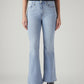 Women's 726 Light Blue Flared Fit High Rise Jeans - Front View