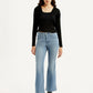 Women's 726 Light Blue Flared Fit High Rise Jeans - Front View