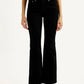 Women's 726 Black Slim Flared Fit High Rise Jeans - Front View