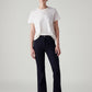 Women's 726 Dark Indigo Flared Fit High Rise Jeans - Styleshot View
