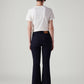 Women's 726 Dark Indigo Flared Fit High Rise Jeans - Back View