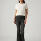 Women's 726 Charcoal Grey Flared Fit High Rise Jeans - Front View