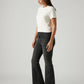 Women's 726 Charcoal Grey Flared Fit High Rise Jeans - Side View