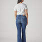 Women's 726 Light Indigo Flared Fit High Rise Jeans - Back View