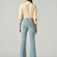Women's 726 Light Blue Flared Fit High Rise Jeans - Back View