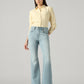 Women's 726 Light Blue Flared Fit High Rise Jeans - Front View