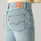 Women's 726 Light Blue Flared Fit High Rise Jeans - Detail View