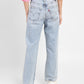 Women's Blue Baggy Fit High Rise Jeans - 4017c860-733e-432d-aecf-b31801c9db1a View