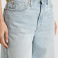 Women's High Rise 94 Baggy Loose Straight Fit Distressed Jeans
