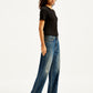 Women's High Rise 94 Baggy Fit Blue Jeans