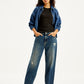 Women's High Rise 94 Baggy Fit Blue Jeans