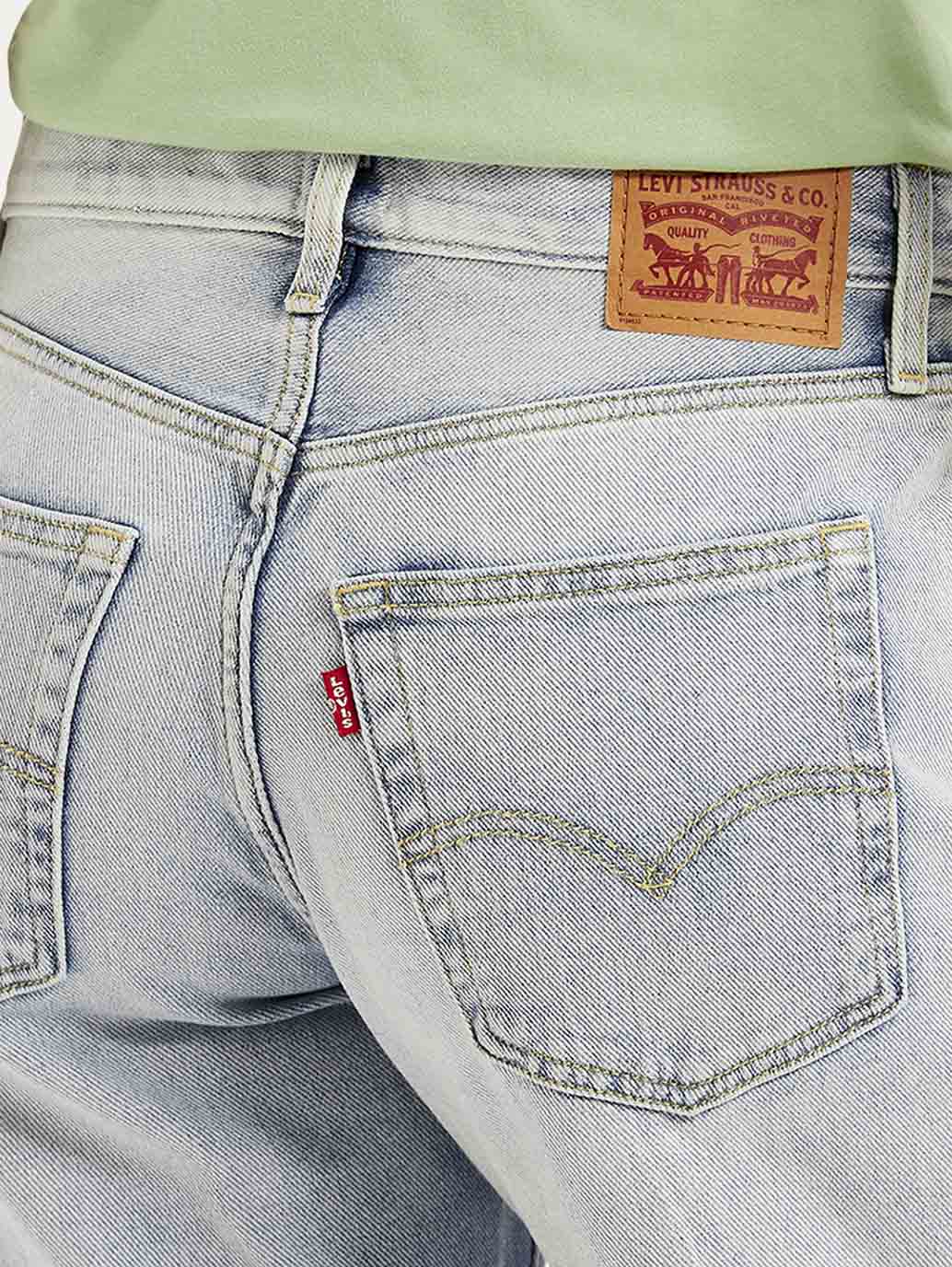 Women's 94 Light Blue Baggy Fit High Rise Jeans - 7f46896d-2ffa-4b70-8f6b-3a96000e20a3 View